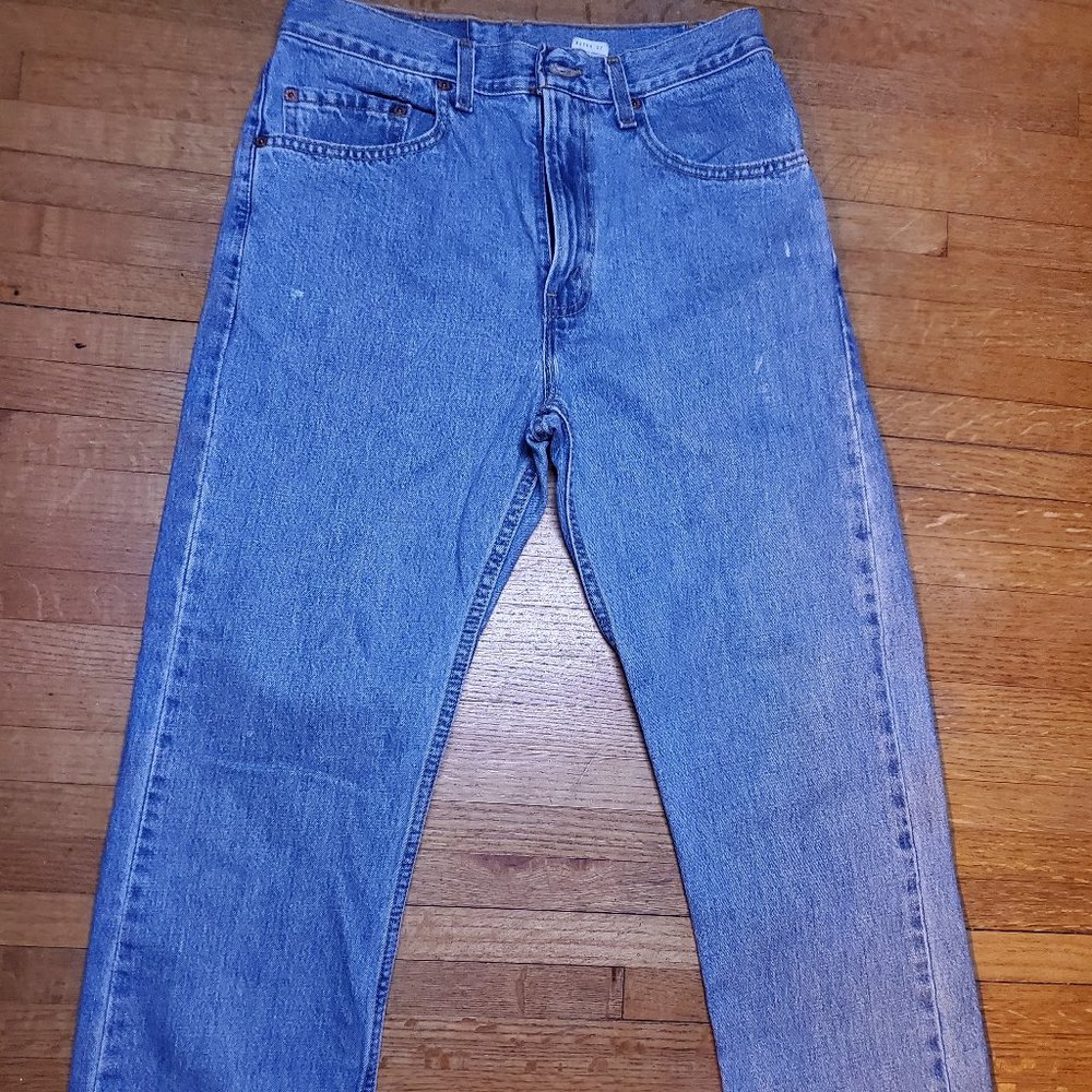 Levi 505 red tab zip fly